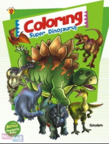 Cover Buku Super Coloring : Super Dinosaurus