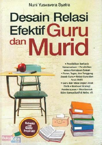 Cover Buku Desain Relasi Efektif Guru dan Murid