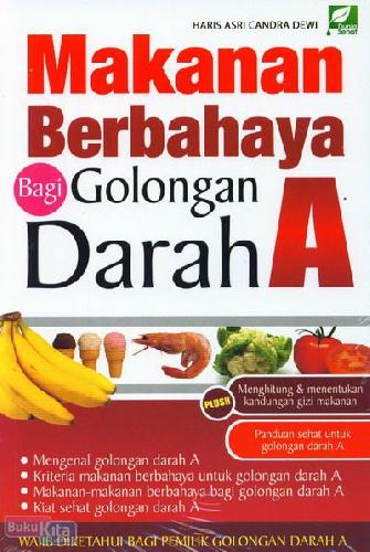 Cover Buku Makanan Berbahaya Bagi Golongan Darah A
