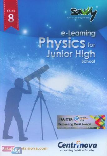 Cover Buku Savvy Physics for 8th Grade (CD Pembelajaran)