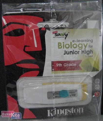 Cover Buku FlashSavvy Biology for 9th Grade (flashdisk 8 GB)