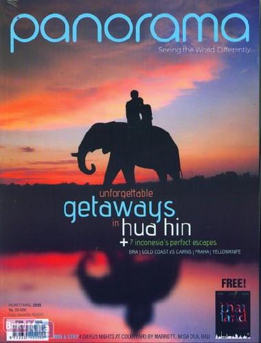 Cover Buku Majalah PANORAMA Travel & Leisure Magazine #34 | Maret - April 2013