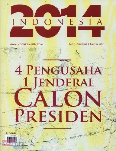 Cover Buku Majalah Indonesia 2014 No. 3 Volume 1 Tahun 2013