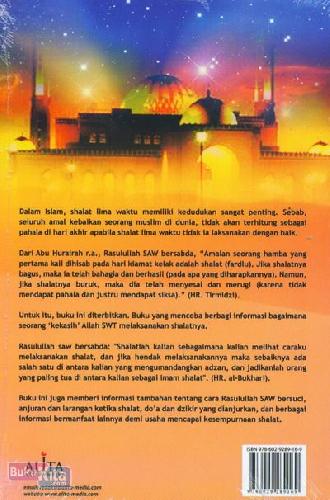 Cover Belakang Buku Shalat 5 Waktu Rasulullah