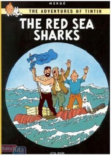 Cover Buku The Adventures of Tintin - The Red Sea Sharks (English Version)
