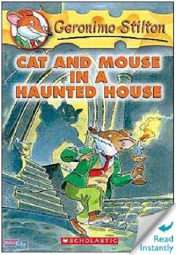 Cover Buku Geronimo Stilton #3 : Cat and Mouse in a Haunted House (English Version)