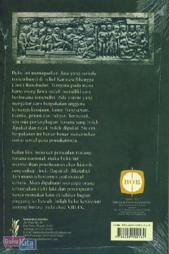 Cover Belakang Buku Busana Jawa Kuna