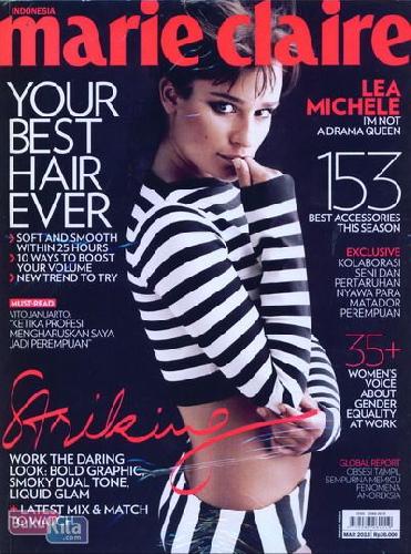 Cover Buku Majalah Marie Claire Indonesia #36 - Maret 2013 - kecil