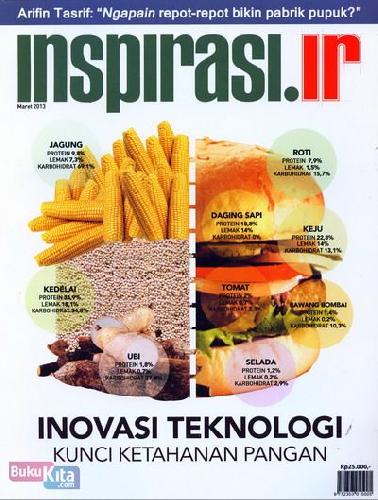 Cover Buku Majalah Inspirasi.Ir Edisi Maret 2013