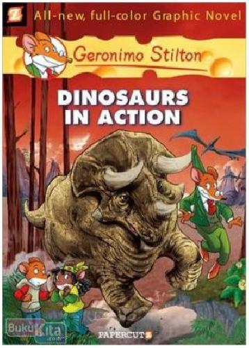 Cover Buku GS Comics #7 : Dinosaurs in Action (English Version)