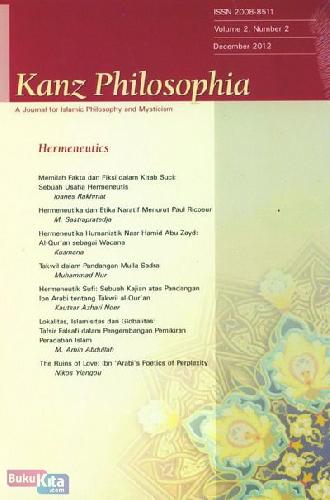 Cover Buku Kanz Philosophia - Hermeneutics