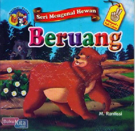 Cover Buku Seri Mengenal Hewan Beruang (Bilingual+Full Colour)