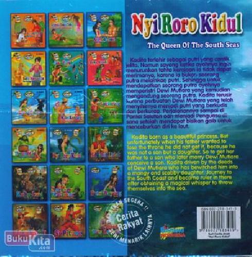 Cover Belakang Buku Nyi Roro Kidul - The Queen Of The South Seas (Bilingual+Full Colour)