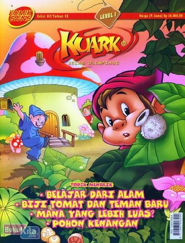 Cover Buku Komik Sains Kuark Level 1 Tahun IX edisi 02 : Belajar Dari Alam