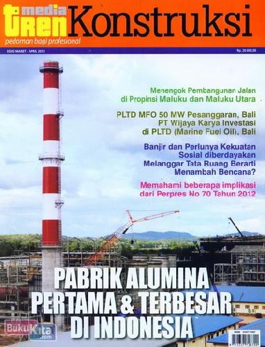 Cover Buku Majalah Media Tren Konstruksi Edisi Maret - April 2013