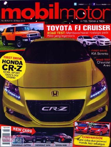 Cover Buku Majalah Mobil Motor No. 05 | 12 - 26 Maret 2013