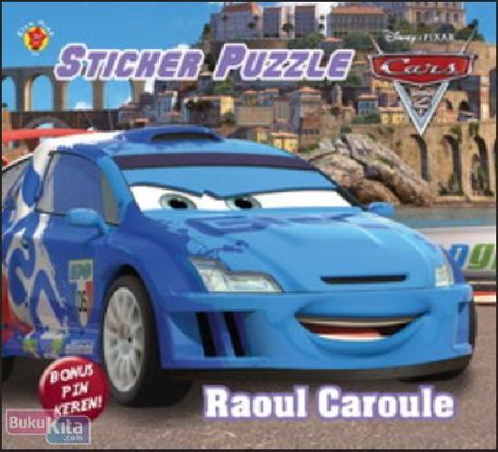 Cover Buku Sticker Puzzle Cars : Raoul Caroule