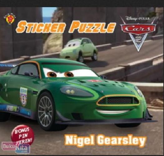 Cover Buku Sticker Puzzle Cars : Nigel Gearsley