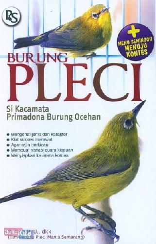Cover Buku Burung Pleci Si Kacamata Primadona Burung Ocehan
