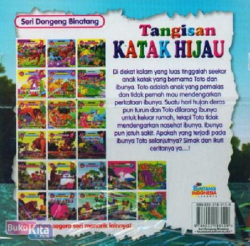Cover Belakang Buku Tangisan Katak Hijau (Bilingual+Full Colour)