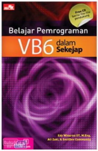 Cover Buku Belajar Pemrograman VB6 dalam Sekejap