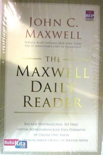 Cover Buku THE MAXWELL DAILY READER SC : PELAJARI CARA MEMIMPIN