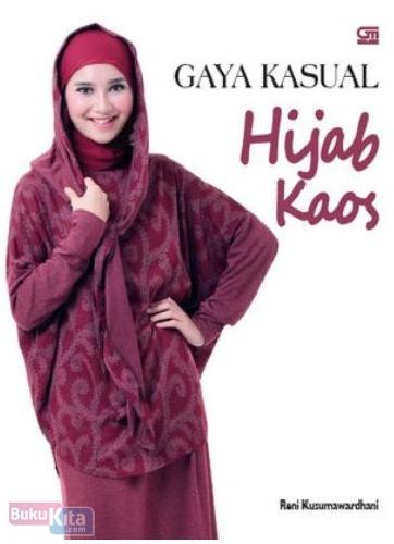 Cover Buku Gaya Kasual Hijab Kaos