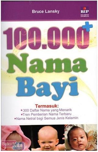 Cover Buku 100.000 Nama Bayi