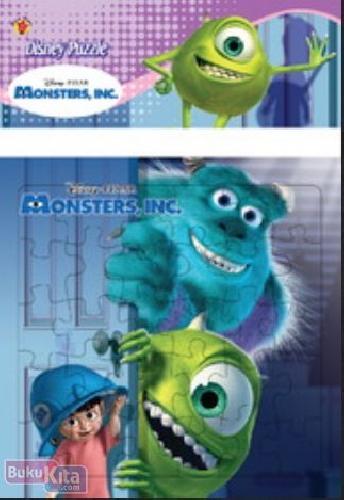 Cover Buku Puzzle Kecil Disney Movie - Monsters Inc