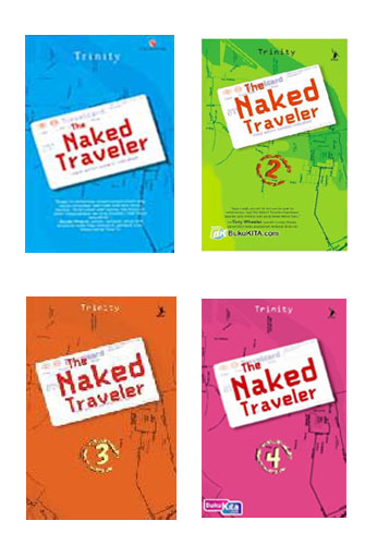 Cover Buku Paket The Naked Traveler 1-4 cover lama