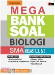 Cover Buku Mega Bank Soal Biologi SMA Kelas 1, 2, & 3