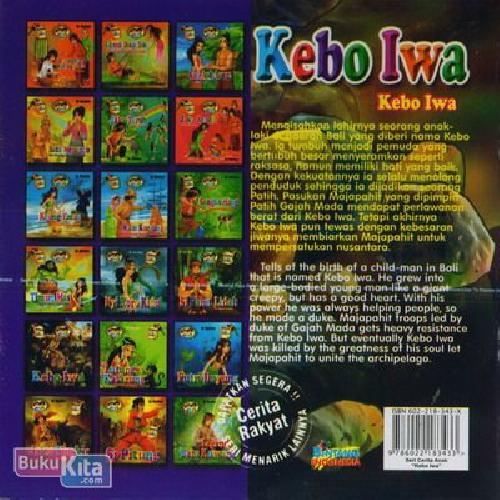 Cover Belakang Buku Kebo Iwa (Bilingual+Full Colour)