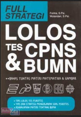Cover Buku Full Strategi Lolos Tes CPNS & BUMN