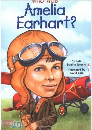 Cover Buku Who Was Amelia Earhart?