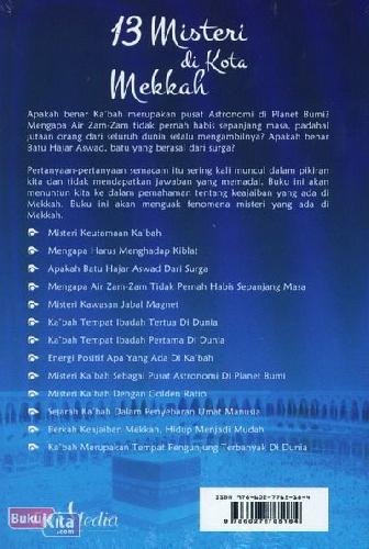 Cover Belakang Buku 13 Misteri di Kota Mekkah