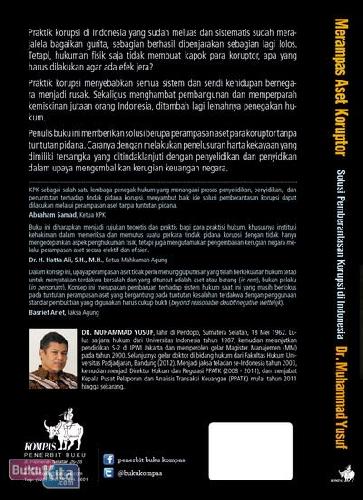 Cover Belakang Buku Merampas Aset Koruptor - Solusi Pemberantasan Korupsi di Indonesia