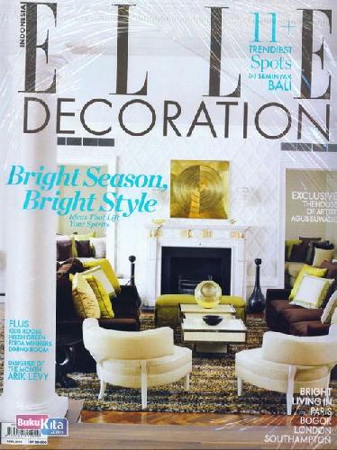 Cover Buku Majalah ELLE DECORATION Edisi April-Mei 2013