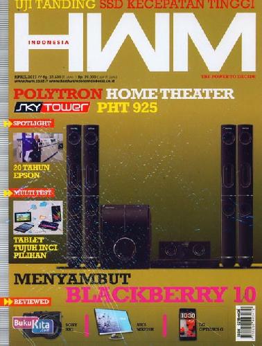 Cover Buku Majalah HWM INDONESIA #04 - April 2013