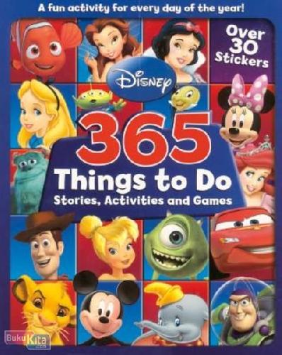 Cover Buku Disney 365 Things To Do