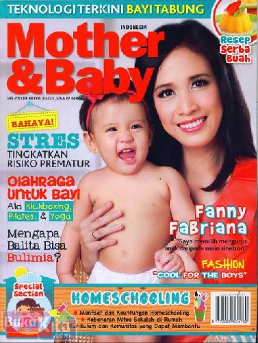 Cover Buku Majalah Mother & Baby #081 - Mei 2013