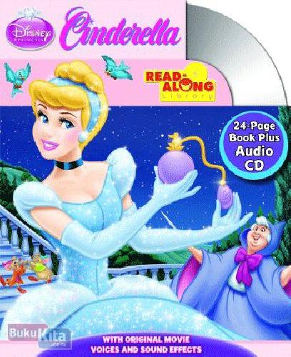 Cover Buku Disney CD Cinderella (Read - Along Library)
