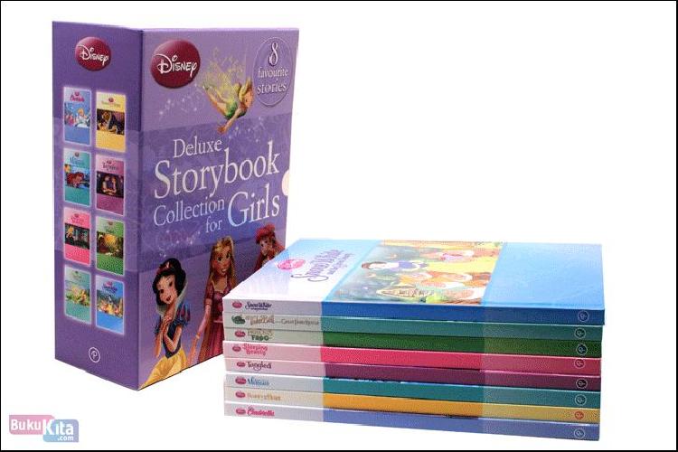 Cover Buku Disney Deluxe Story Book For Girls (8 Favourite Stories)