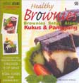 Cover Buku Healthy Brownies : Brownies Sehat Alami Kukus & Panggang