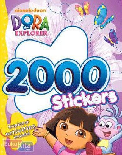 Cover Buku Dora the Explorer 2000 Sticker