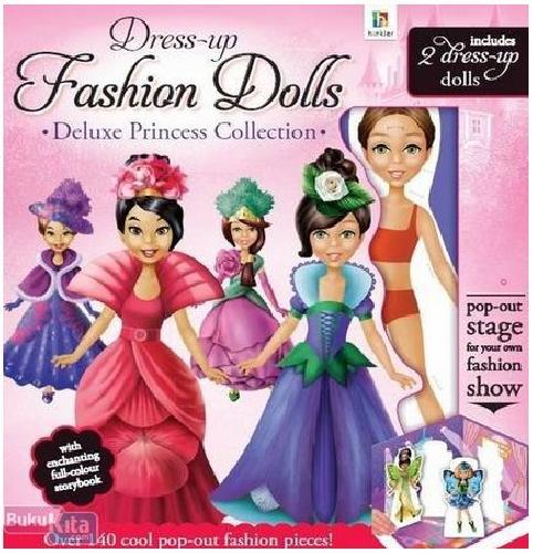 Cover Buku Dress-Up Fashion Dolls Deluxe Princess Collection (English Version)