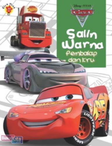 Cover Buku Salin Warna Cars 2 Pembalap dan Kru