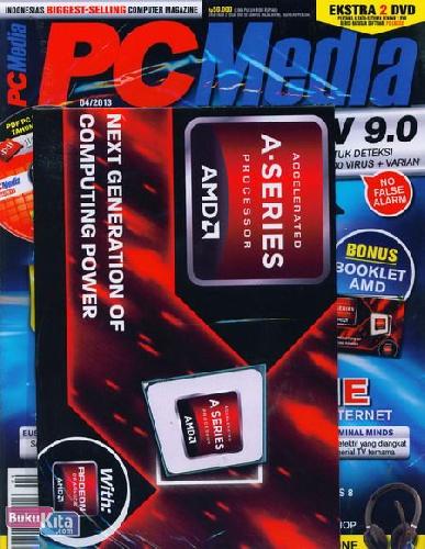 Cover Belakang Buku Majalah PC Media Ekonomis #04 - 2013 (Ekstra 2 DVD)