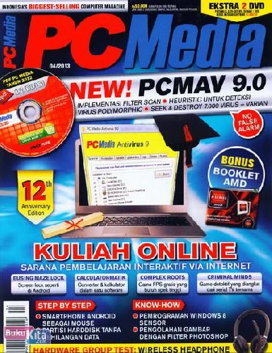 Cover Buku Majalah PC Media Ekonomis #04 - 2013 (Ekstra 2 DVD)
