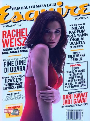 Cover Buku Majalah Esquire #75 - Jumat 2013