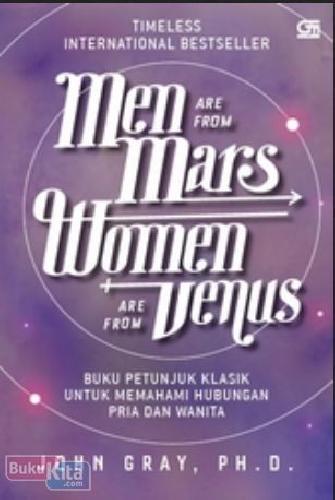 Cover Buku Men Are From Mars. Women Are From Venus